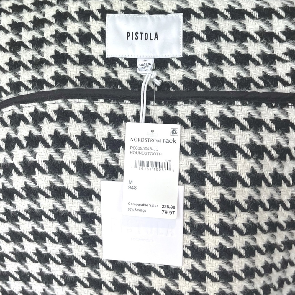 PISTOLA the Libby houndstooth jacket Size M - Picture 6 of 6